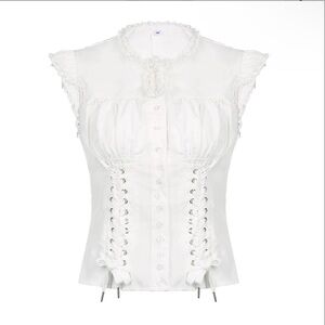 Coquette Button Up Blouse